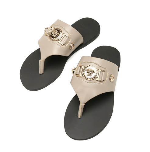 Versace new V buckle flat sandals_ 35-43-08a27ceb